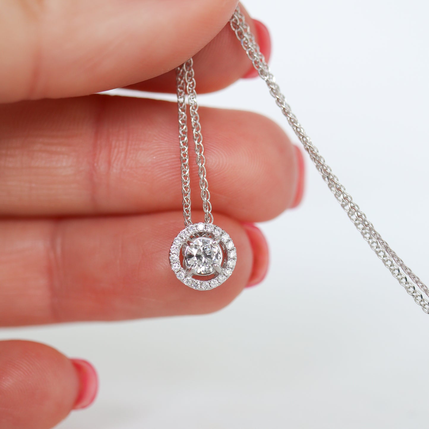 Pavé Diamond Pendant